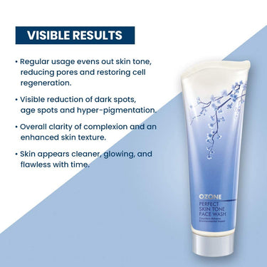 Ozone Perfect Skin Tone Face Wash, 100g + Perfect Skin Tone Hydrant, 100g